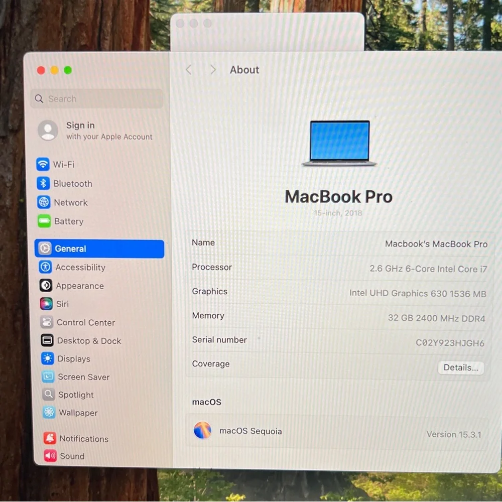 2018 MacBookPro i7,  32gb, 500gb, Excellent Condition